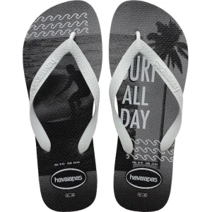 Chinelo Havaianas Masculino Top Athletic 39/0 Cz/pt/branco
