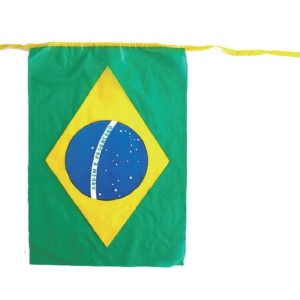 Copa Do Mundo Faixa Bandeira Brasil 10m.-129834-48752