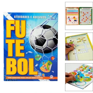 Copa Do Mundo Livro Futebol Ativid./adesivos