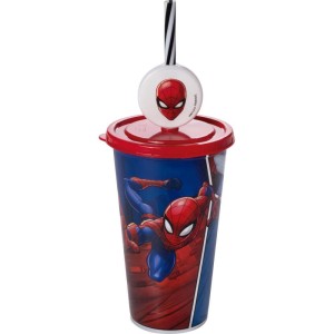Copo Decorado Spider-man Metalizado Auto-rel-128264-58432