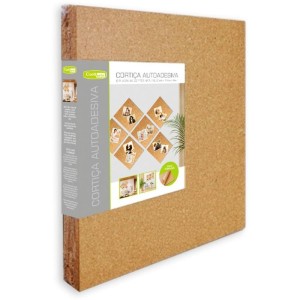 Cortica Em Folhas Auto Adesiva 29x29cm 4mm