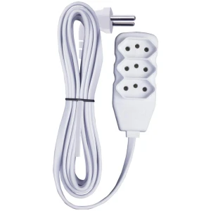 Extensao Eletrica Tripolar 3 Tomadas Plug 90º 3m Br