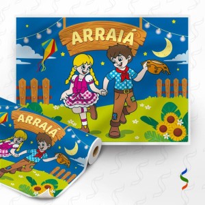 Festa Junina Tnt Est. Painel Noite De Arraia C/24 Paineis-129700-84495