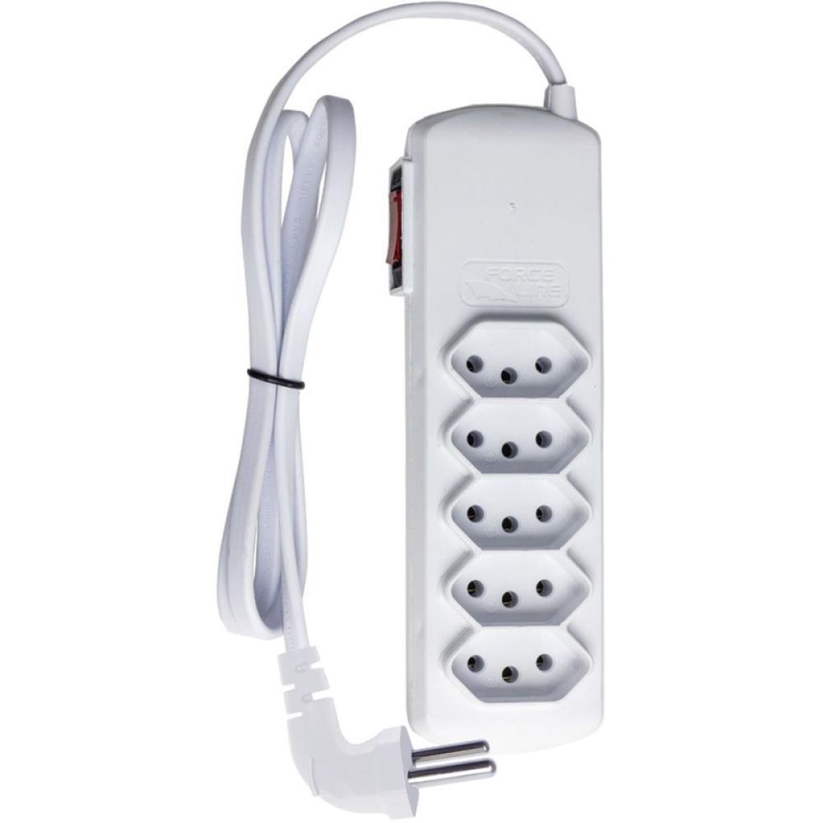 Filtro De Linha 5 Tomadas Slim Plug 90° Biv. Br