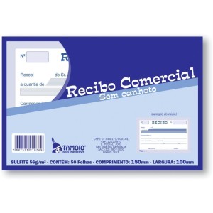 Impresso Recibo Comercial Sem Canhoto 50f-129485-94616
