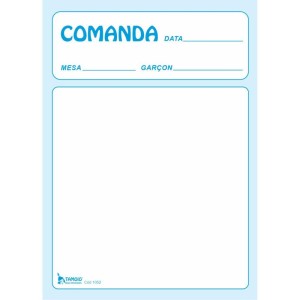 Impresso Talao Comanda Jornal 50f.80mmx110mm-129474-80550