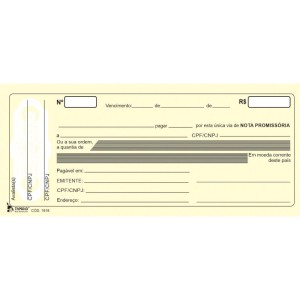 Impresso Talao Nota Mini Promissoria Am 50fls-129490-44343