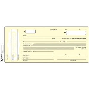 Impresso Talao Nota Promissoria 50fls.-129479-12184