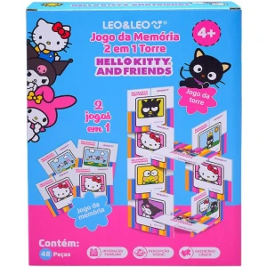 Jogo Da Memoria Hello Kitty 2x1 Torre 40 Pecas