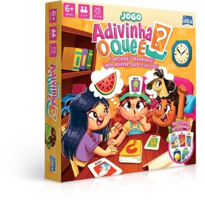 Jogo De Cartas Jogo Adivinha O Que E 32cartas