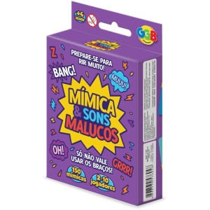 Jogo De Cartas Mimica E Sons Malucos 75cartas
