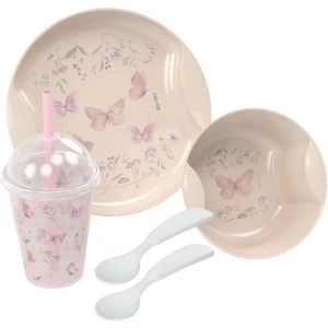 Kit Alimentacao Jardim Encantado 5 Pecas
