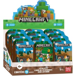 Livro De Atividades Minecraft Mini Latinha