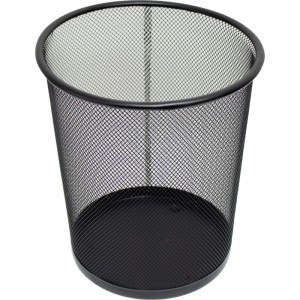 Lixeira Para Escritorio Aramado 8,5l Preto-129614-69291