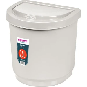 Lixeira Flip Pia 2,5l Branca
