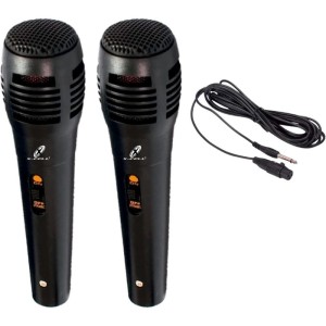 Microfone Kit 2und C/fio 2,5m Preto