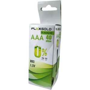 Pilha Zinco Palito Aaa 1,5v Tubo C/40pilha