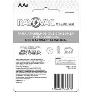 Pilha Zinco Pequena Aa Leve+ Pague--129427-58263