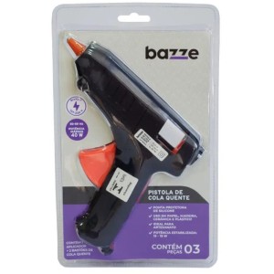 Pistola De Cola Quente Bazze 40w Grande Bivolt
