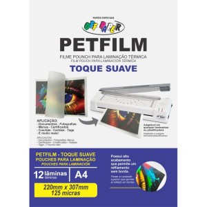 Plastico Para Plastificacao Petfilm Sem Adesivo 220x307mm-128228-38672