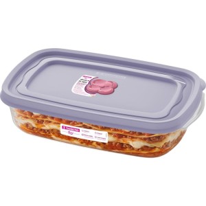 Pote Plastico Retangular Flor 1,26l