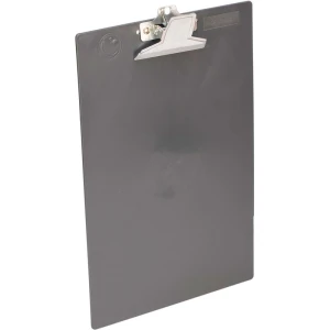Prancheta Plastica Oficio C/prend.metal Black