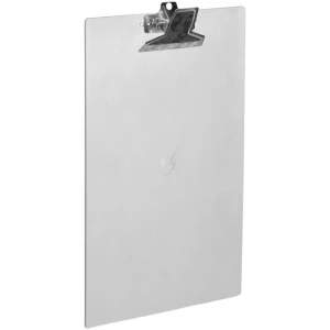 Prancheta Plastica Oficio C/prend.metal Cristal
