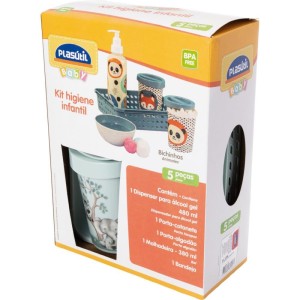 Produto Para Bebe Kit Higiene Safari 5 Pecas-128290-58065