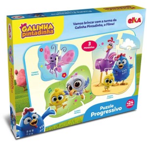 Quebra-cabeca Cartonado Galinha Pint.puzzle Prog.4/6/8-129539-84490