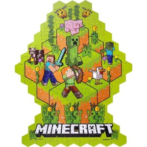 Quebra-cabeca Cartonado Minecraft Formato 98 Pecas-129743-42039