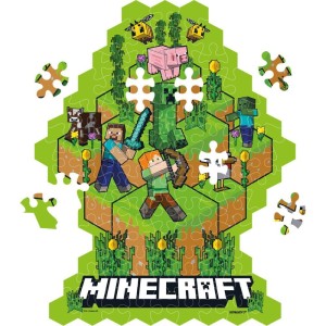 Quebra-cabeca Cartonado Minecraft Formato 98 Pecas-129743-82030