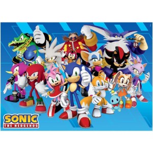Quebra-cabeca Cartonado Sonic 200 Pecas