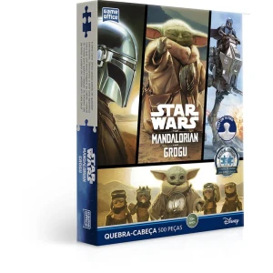 Quebra-cabeca Cartonado The Mandalorian And Grogu 500p