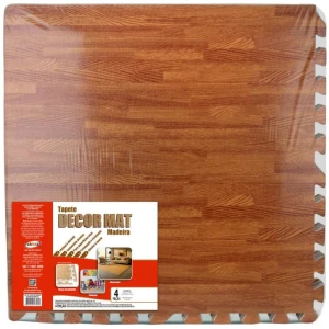 Tatame 04 Placas 60x60x1cm Madeira