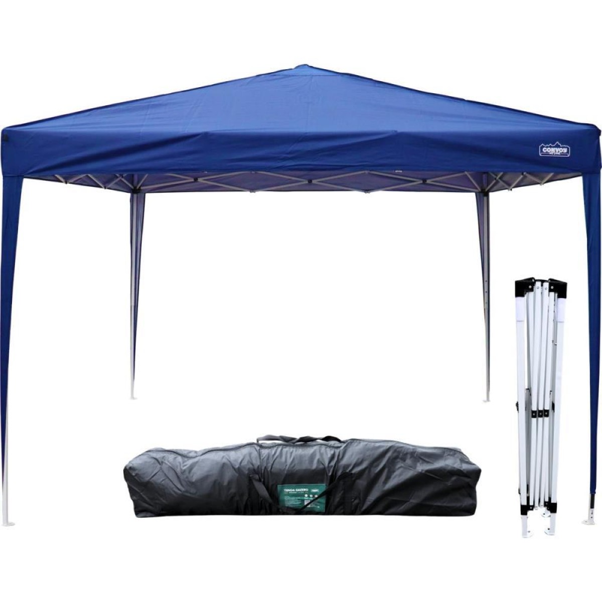 Tenda Gazebo 3x3m Azul Articulada 2,50m