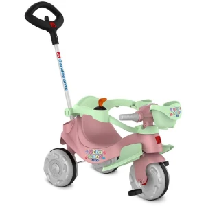 Triciclo Velobaby Joy Passeio/pedal Rosa
