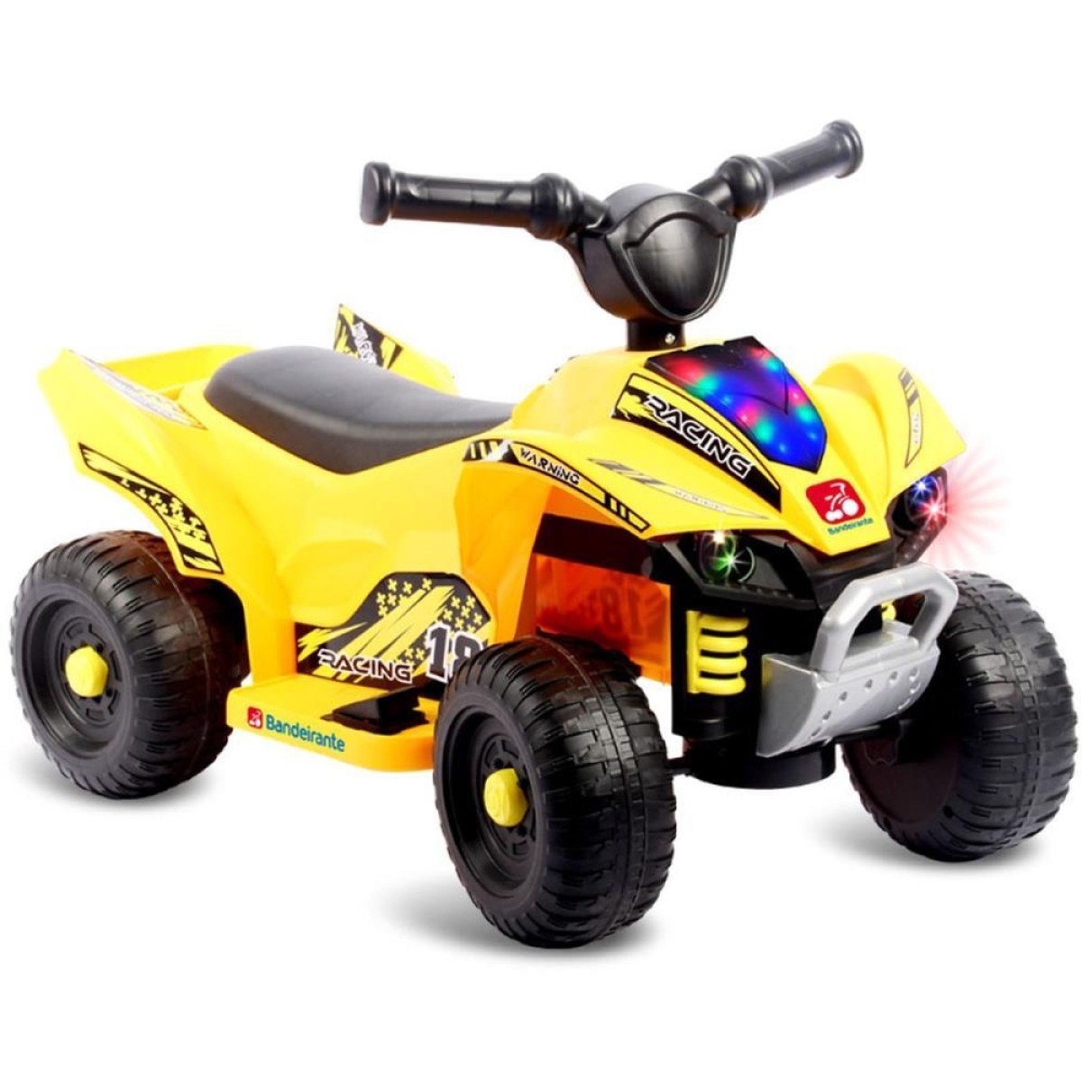 Veiculo Eletrico Quadriciclo Cross  Amarelo 6v