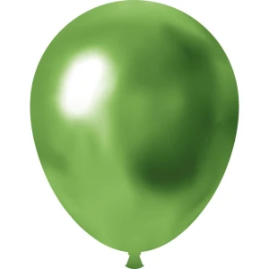 Balao 9 Liso Cromado Verde Metalico