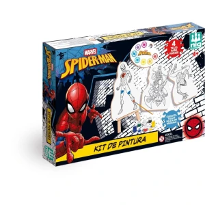 Brinquedo Para Colorir Spider-man Kit Pintura