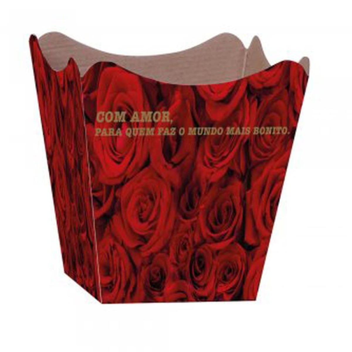 Cachepot Paper Decorado Pote 15 Scarlet