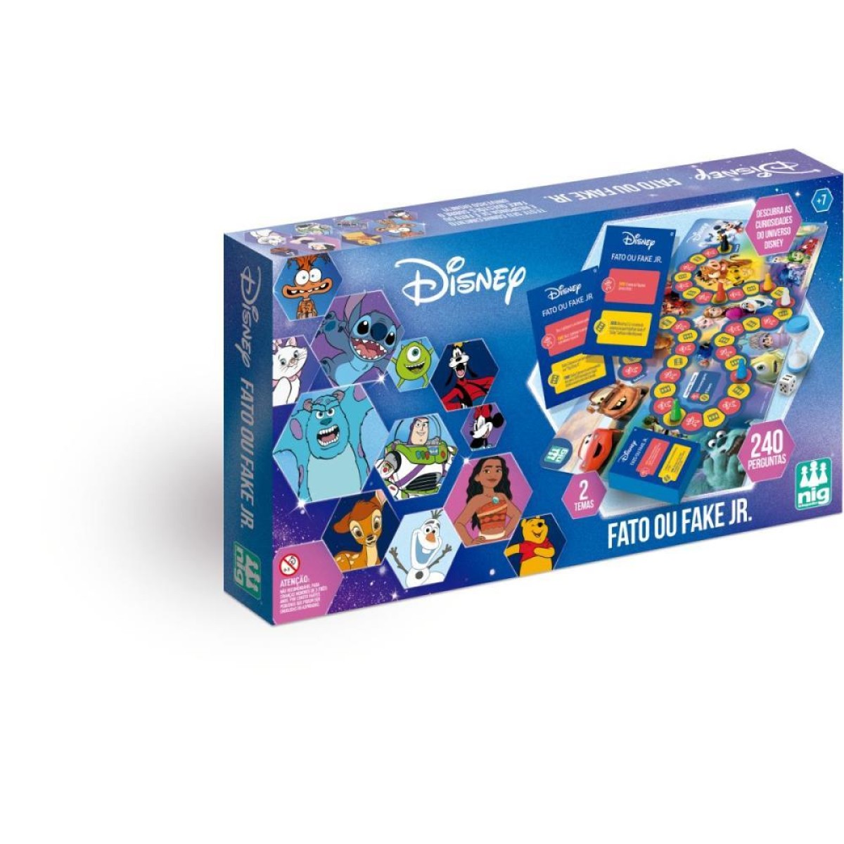 Jogo De Cartas Disney Fato Ou Fake Jr.