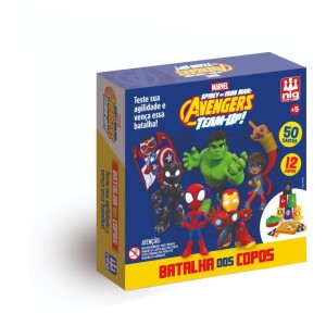 Jogo De Cartas Marvel Heroes Batalha Dos Copos