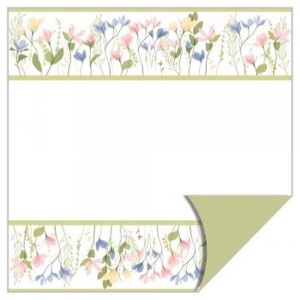 Poli Dupla Face 58x58cm Jardim Perolizado