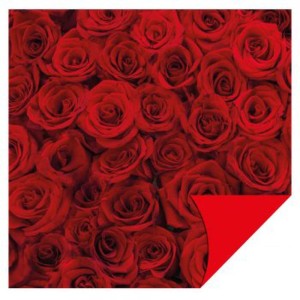 Poli Dupla Face 58x58cm Scarlet Perolizado