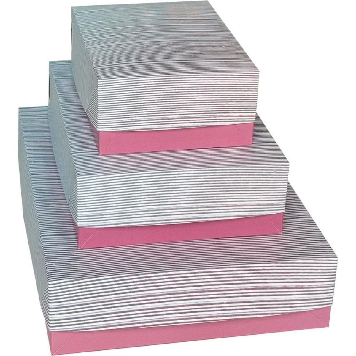 Caixa Para Presente Com Tampa Abstrato Md 19x26x7,5 (s)