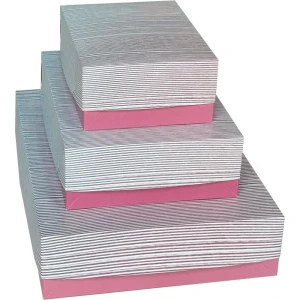 Caixa Para Presente Com Tampa Abstrato Md 19x26x7,5 (s)