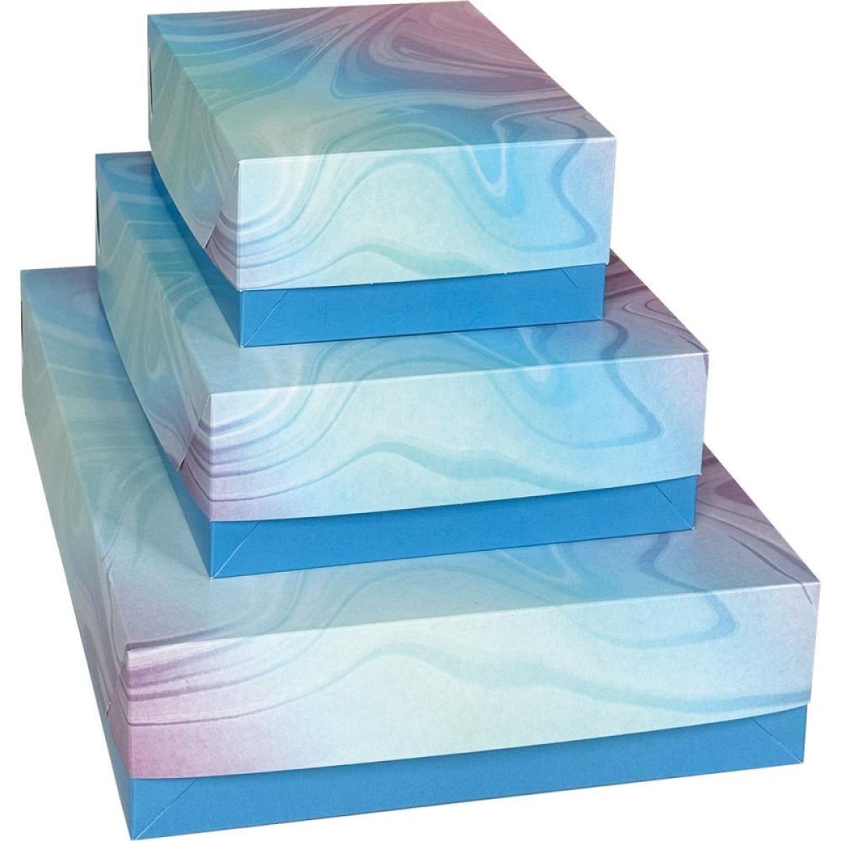 Caixa Para Presente Com Tampa Abstrato Pq 14,5x19x7,5 (s)