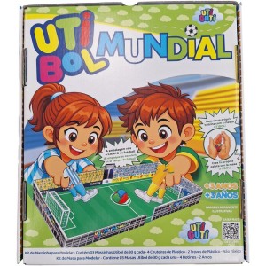 Copa Do Mundo Massinha Kit Futebol Itibol 4p