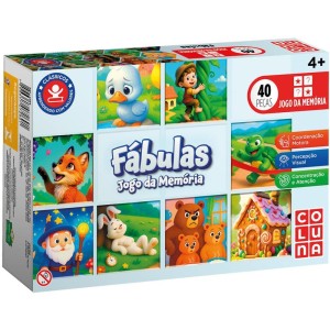 Jogo Da Memoria Fabulas 40 Pecas-128902-81114