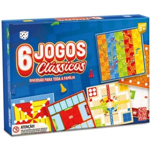 Jogo De Tabuleiro 6 Jogos Classicos